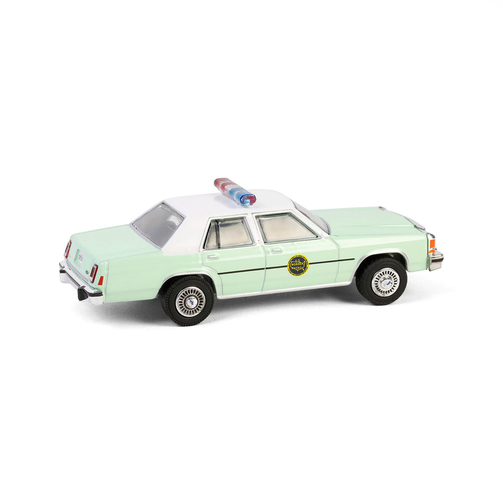 1983 Ford LTD Crown Victoria (Hot Pursuit Special Edition - U.S. Customs and Border Patrol) Diecast 1:64 Scale Model - Greenlight 43035B