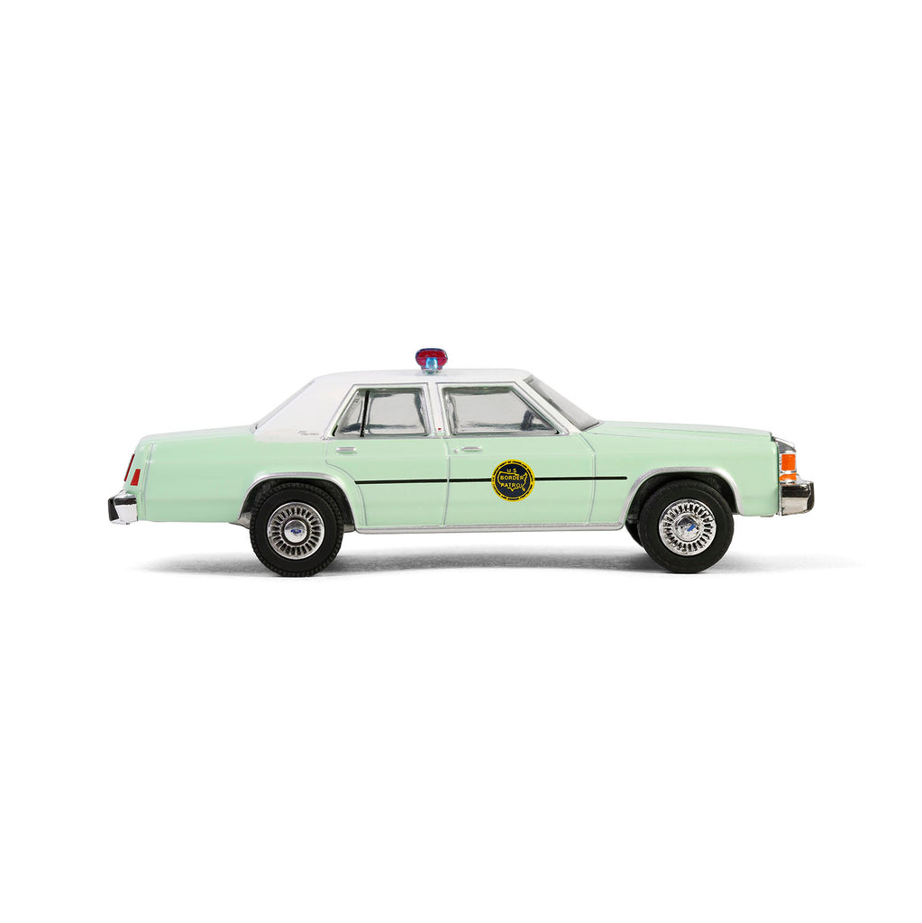 1983 Ford LTD Crown Victoria (Hot Pursuit Special Edition - U.S. Customs and Border Patrol) Diecast 1:64 Scale Model - Greenlight 43035B