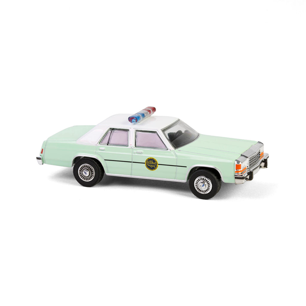 1983 Ford LTD Crown Victoria (Hot Pursuit Special Edition - U.S. Customs and Border Patrol) Diecast 1:64 Scale Model - Greenlight 43035B