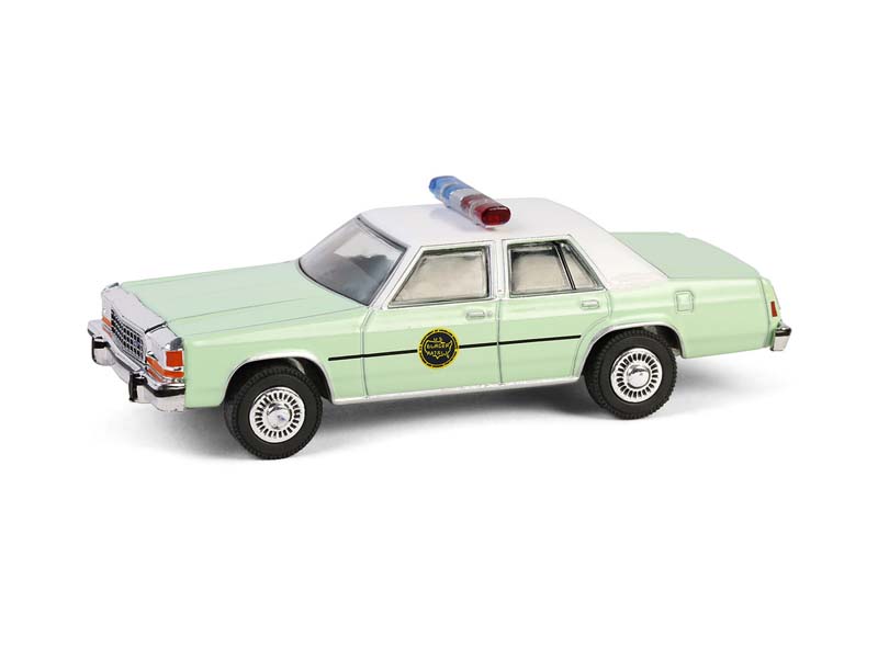 1983 Ford LTD Crown Victoria (Hot Pursuit Special Edition - U.S. Customs and Border Patrol) Diecast 1:64 Scale Model - Greenlight 43035B