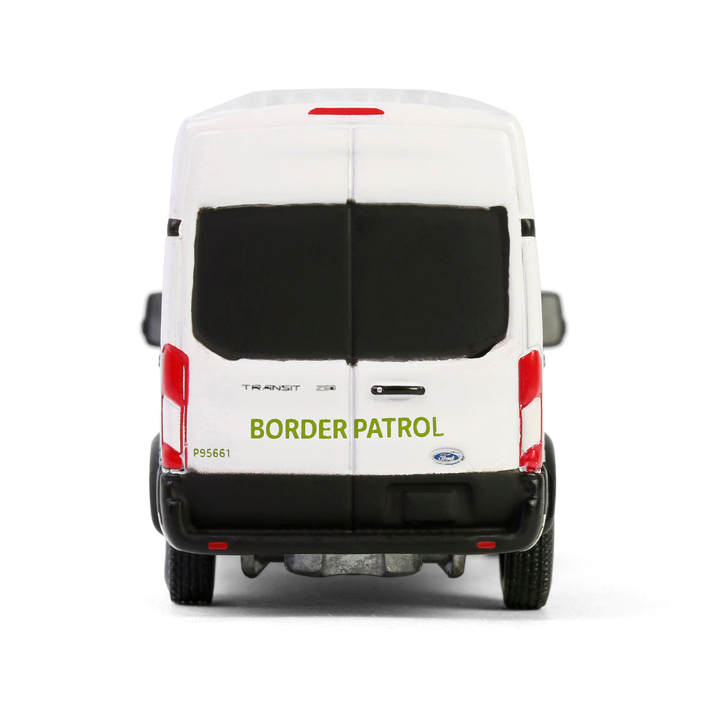 2020 Ford Transit LWB High Roof (Hot Pursuit Special Edition - U.S. Customs and Border Patrol) Diecast 1:64 Scale Model - Greenlight 43035E