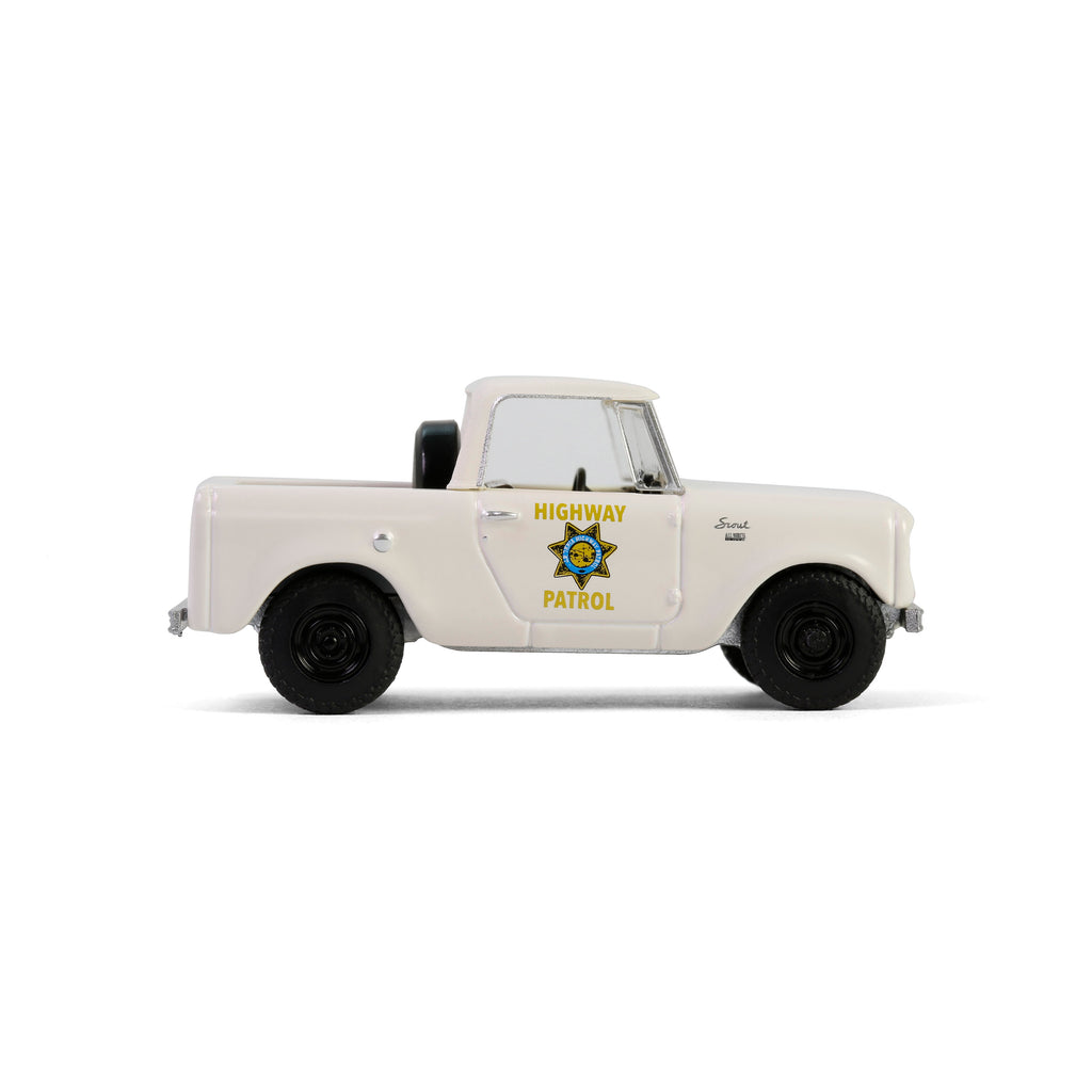 1964 Harvester Scout Half Cab – California Highway Patrol (Hot Pursuit Series 46) Diecast 1:64 Scale Model - Greenlight 43040B