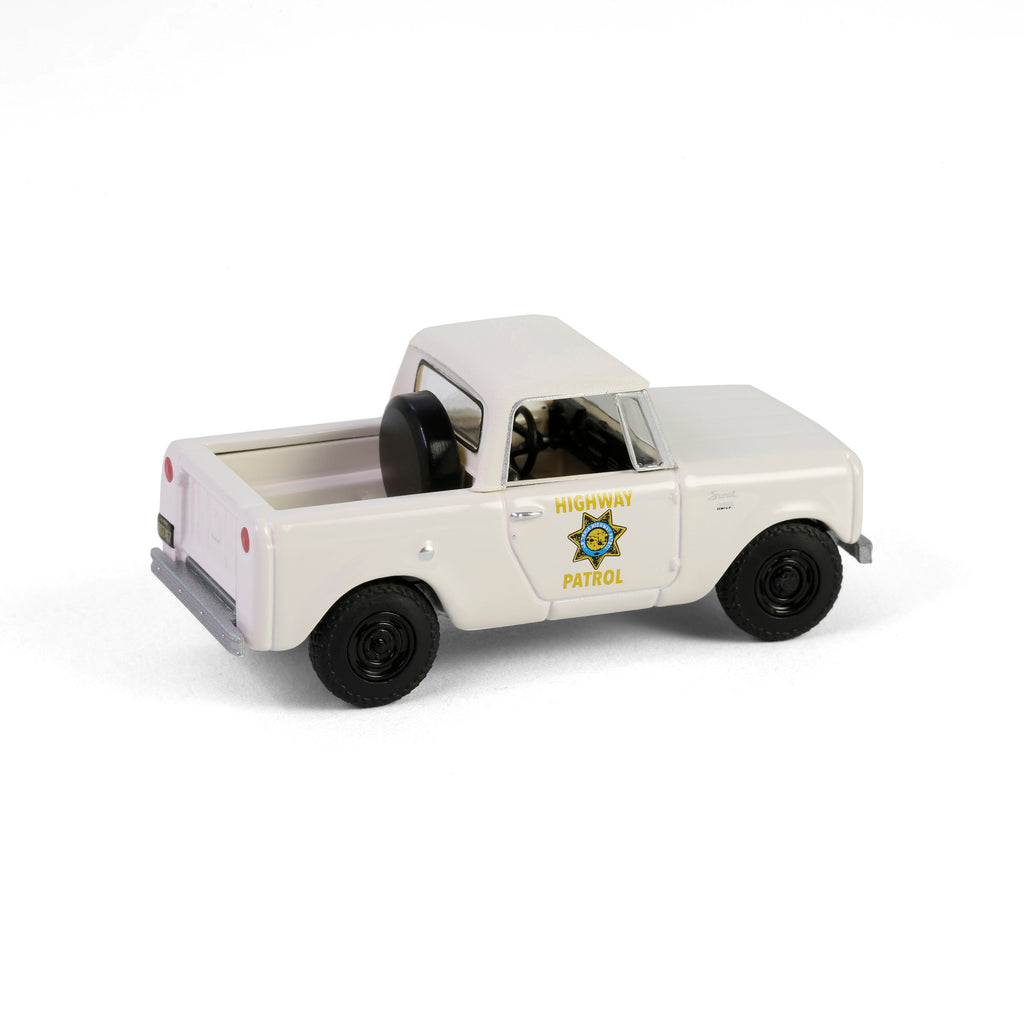 1964 Harvester Scout Half Cab – California Highway Patrol (Hot Pursuit Series 46) Diecast 1:64 Scale Model - Greenlight 43040B