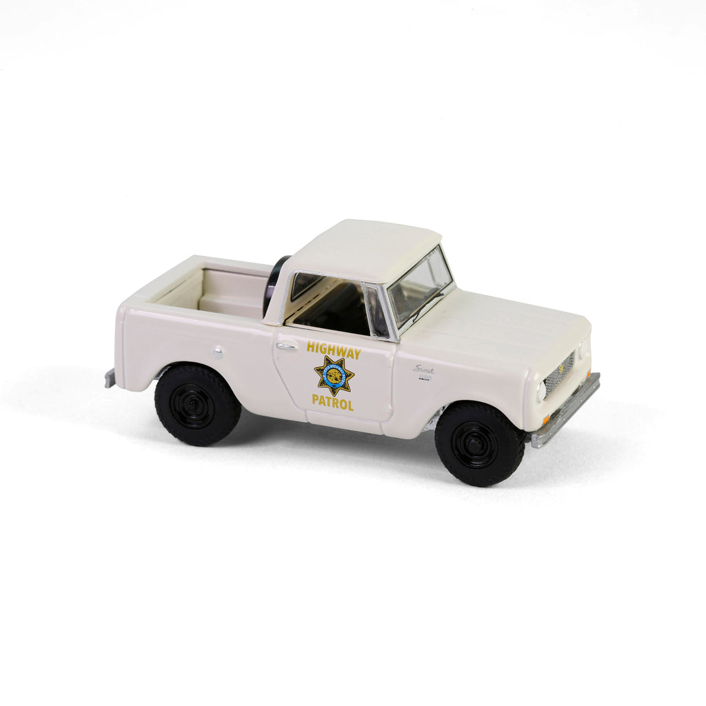 1964 Harvester Scout Half Cab – California Highway Patrol (Hot Pursuit Series 46) Diecast 1:64 Scale Model - Greenlight 43040B