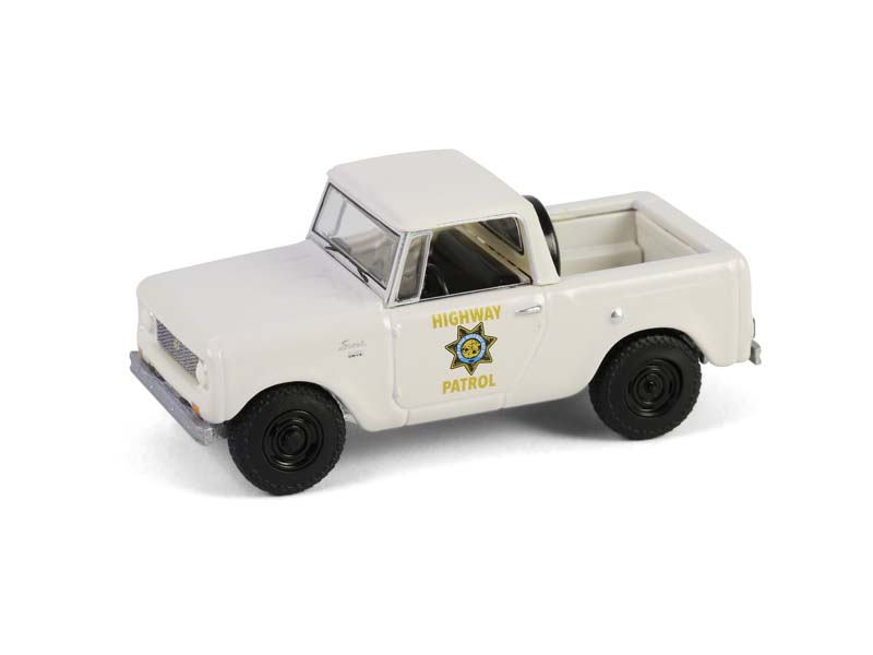 1964 Harvester Scout Half Cab – California Highway Patrol (Hot Pursuit Series 46) Diecast 1:64 Scale Model - Greenlight 43040B