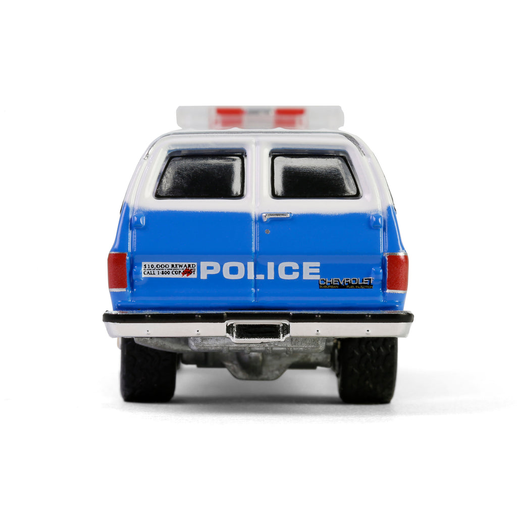 CHASE 1990 Chevrolet Suburban K2500 Scottsdale - New York City Police Department (Hot Pursuit Series 46) Diecast 1:64 Scale Model - Greenlight 43040D