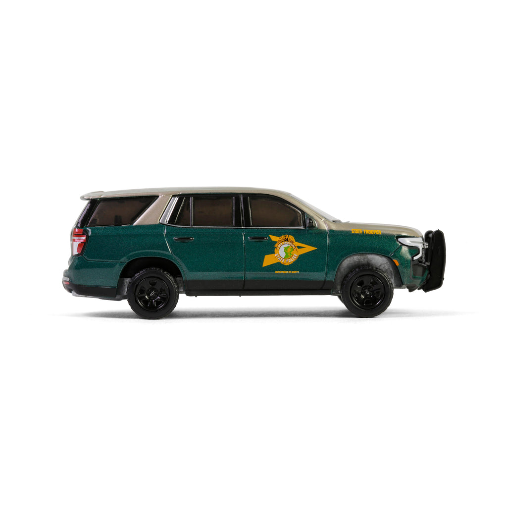 2023 Chevrolet Tahoe Police Pursuit Vehicle New Hampshire State Police (Hot Pursuit Series 46) Diecast 1:64 Scale Model - Greenlight 43040F