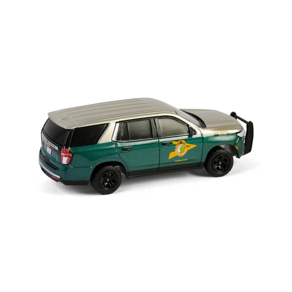 2023 Chevrolet Tahoe Police Pursuit Vehicle New Hampshire State Police (Hot Pursuit Series 46) Diecast 1:64 Scale Model - Greenlight 43040F