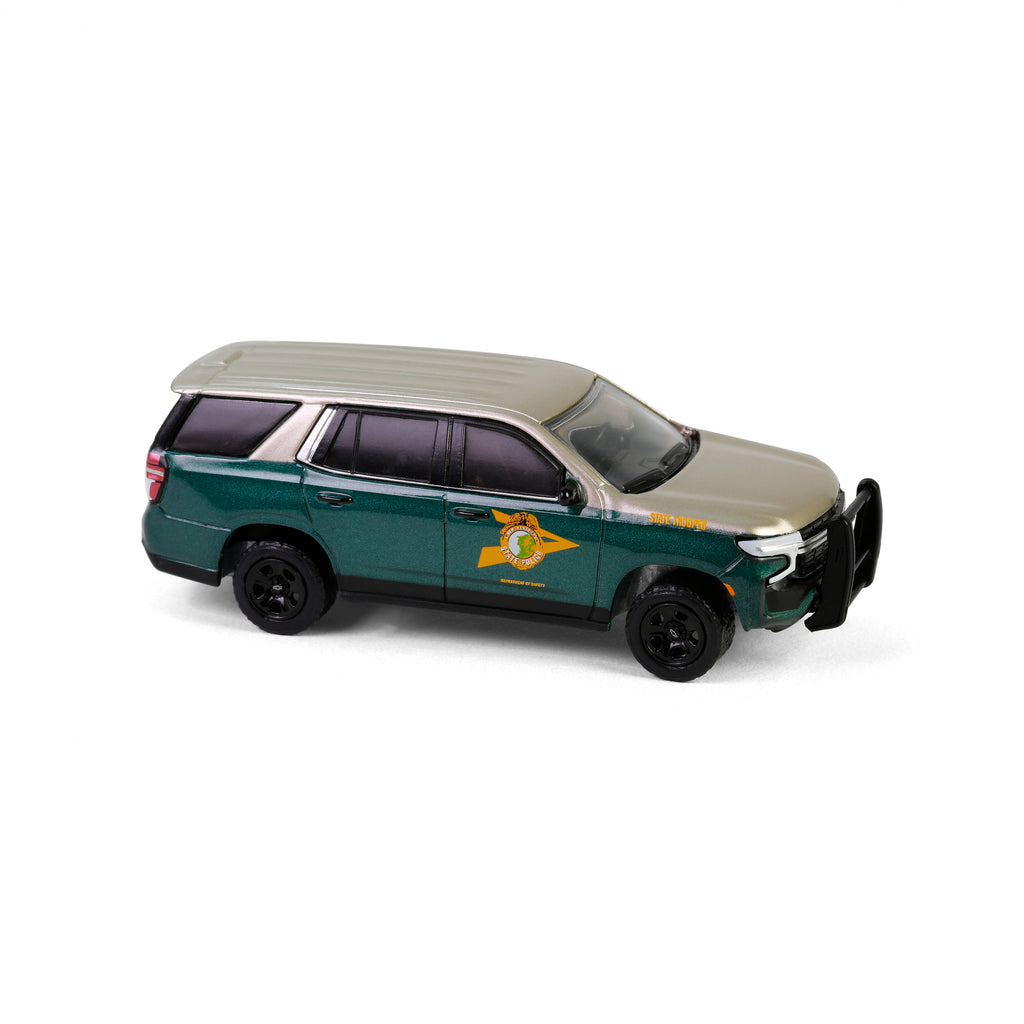 2023 Chevrolet Tahoe Police Pursuit Vehicle New Hampshire State Police (Hot Pursuit Series 46) Diecast 1:64 Scale Model - Greenlight 43040F