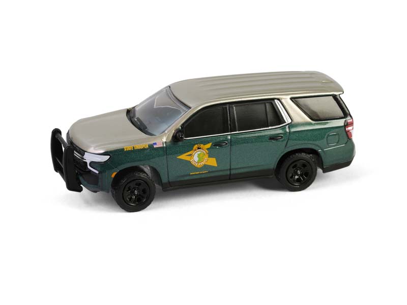 2023 Chevrolet Tahoe Police Pursuit Vehicle New Hampshire State Police (Hot Pursuit Series 46) Diecast 1:64 Scale Model - Greenlight 43040F