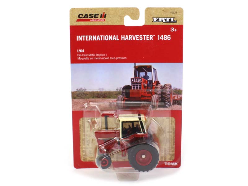 International Harvester 1486 Tri-Stripe Wide Front w/ Duals Diecast 1:64 Scale Model - ERTL ZFN44328