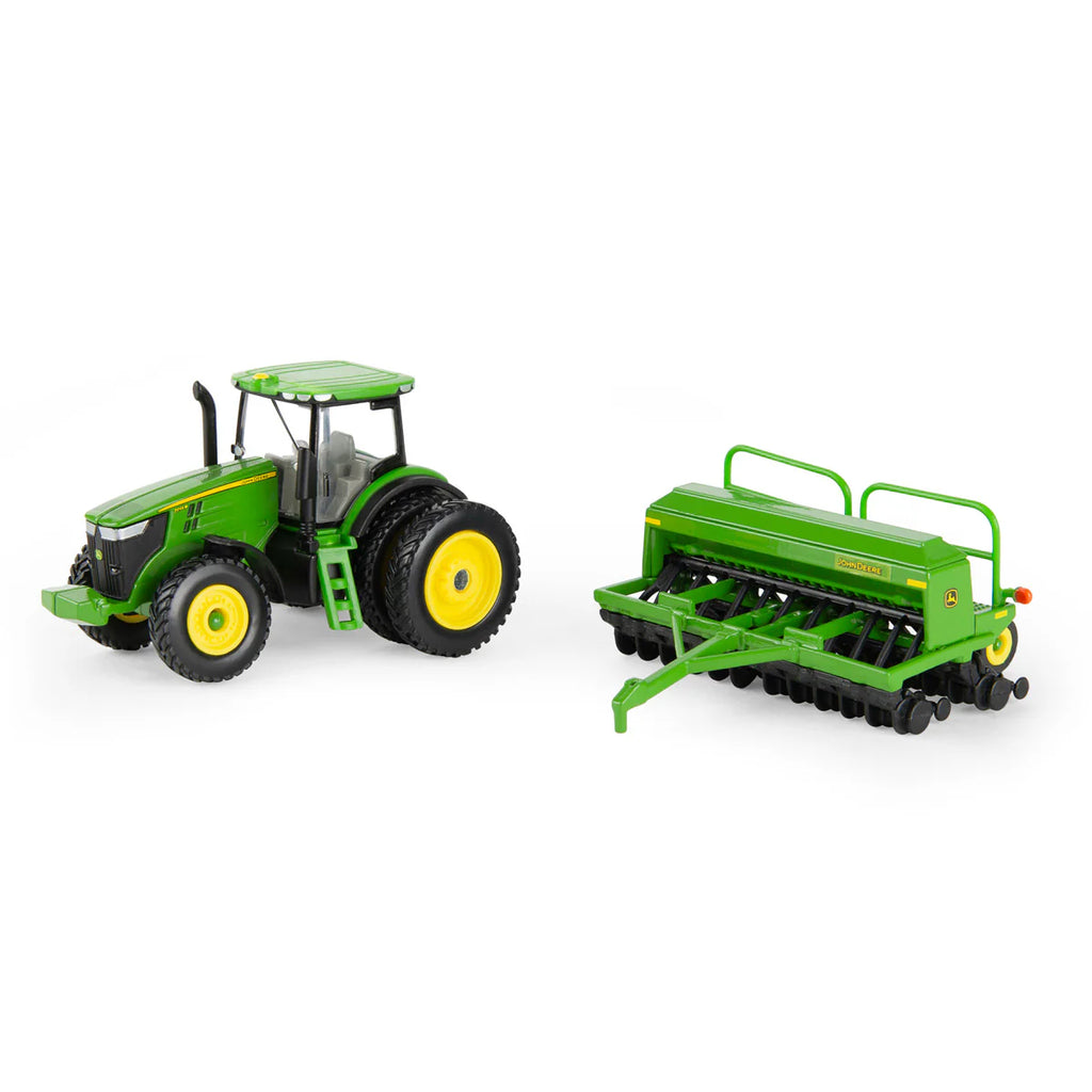 John Deere 7215R w/ Grain Drill Diecast 1:64 Scale Model - ERTL 45433