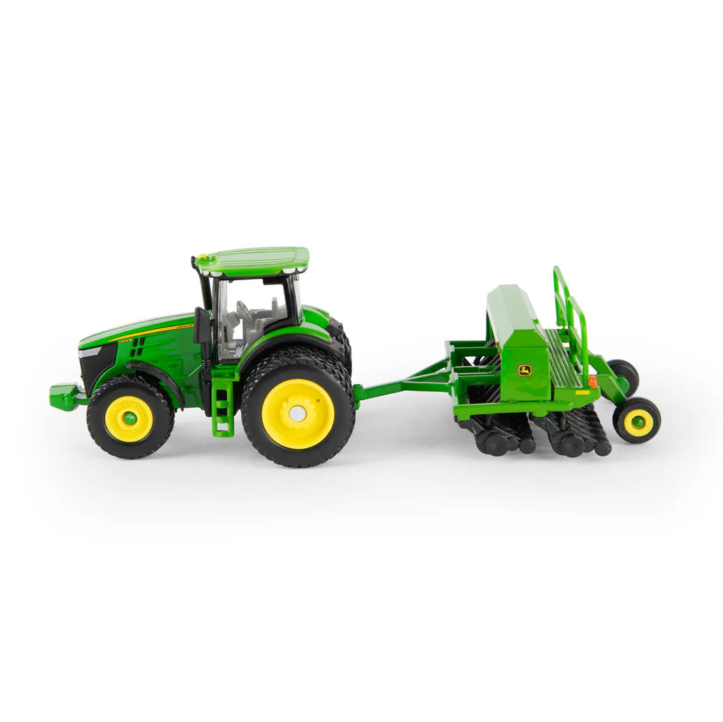 John Deere 7215R w/ Grain Drill Diecast 1:64 Scale Model - ERTL 45433