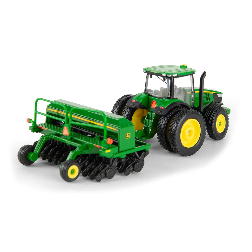 John Deere 7215R w/ Grain Drill Diecast 1:64 Scale Model - ERTL 45433