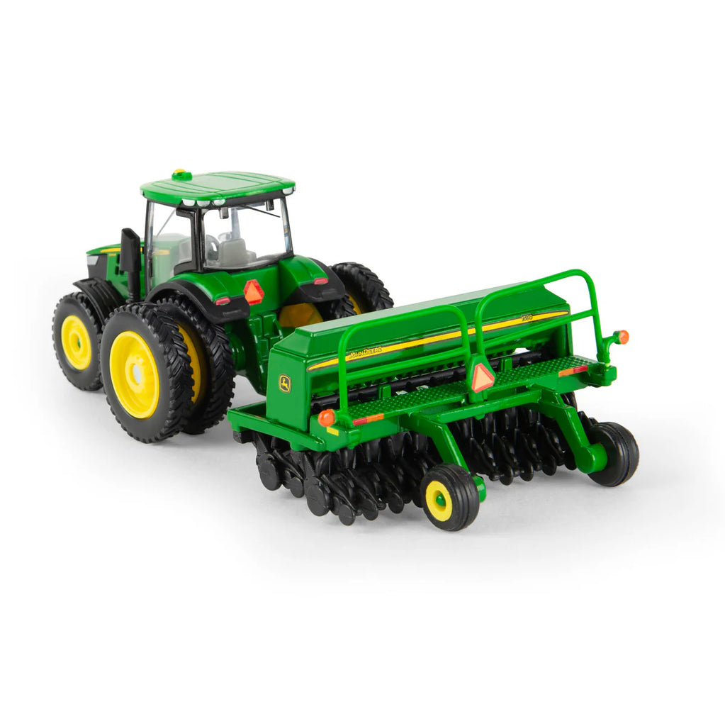 John Deere 7215R w/ Grain Drill Diecast 1:64 Scale Model - ERTL 45433