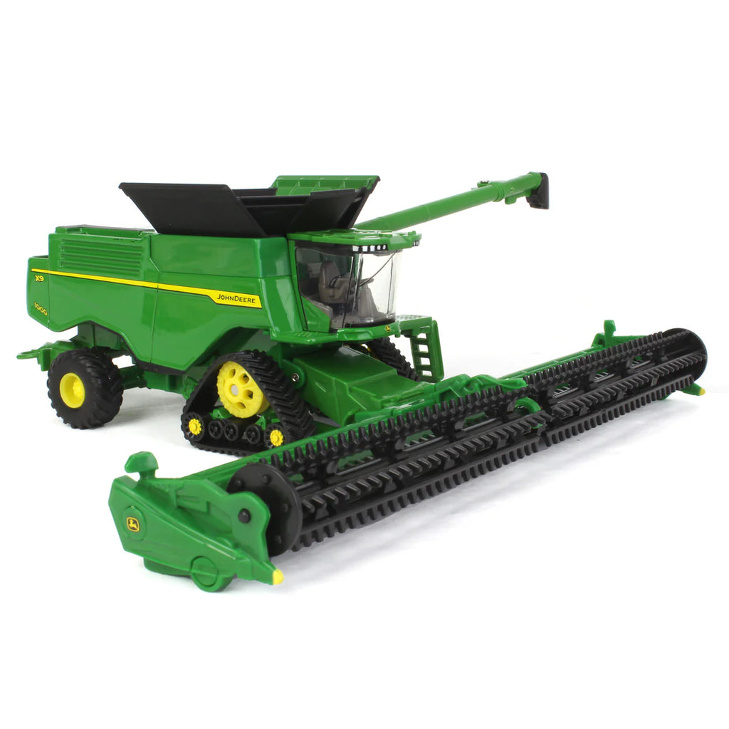 John Deere X9 1000 Combine w/ Draper & Corn Heads Diecast 1:64 Scale Model - ERTL 45779