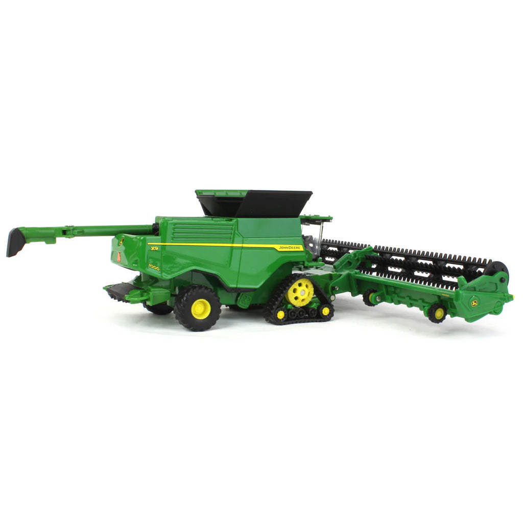 John Deere X9 1000 Combine w/ Draper & Corn Heads Diecast 1:64 Scale Model - ERTL 45779