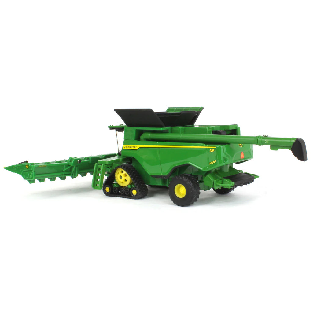 John Deere X9 1000 Combine w/ Draper & Corn Heads Diecast 1:64 Scale Model - ERTL 45779