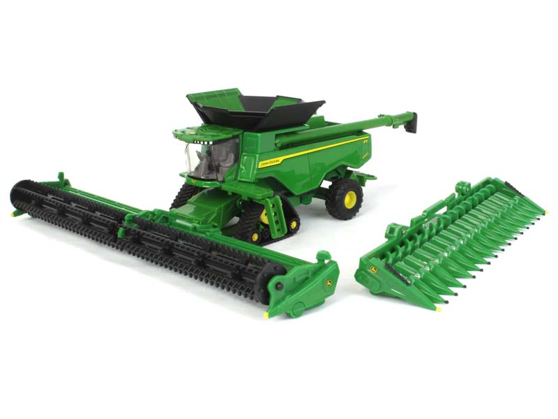 John Deere X9 1000 Combine w/ Draper & Corn Heads Diecast 1:64 Scale Model - ERTL 45779