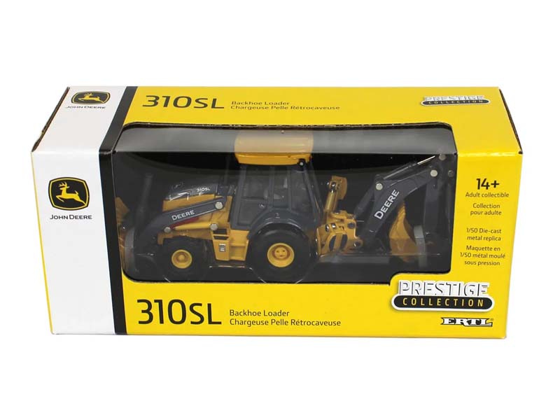 John Deere 310SL Backhoe Loader (Prestige Collection) Diecast 1:50 Scale Model - ERTL 45784