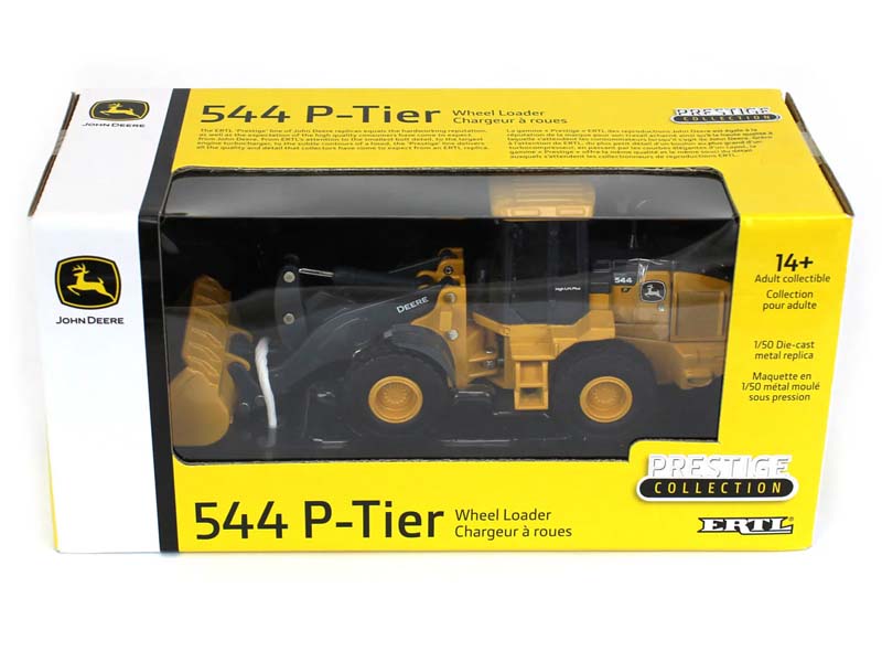 John Deere 544 P-Tier Wheel Loader (Prestige Collection) Diecast 1:50 Scale Model - ERTL 45844