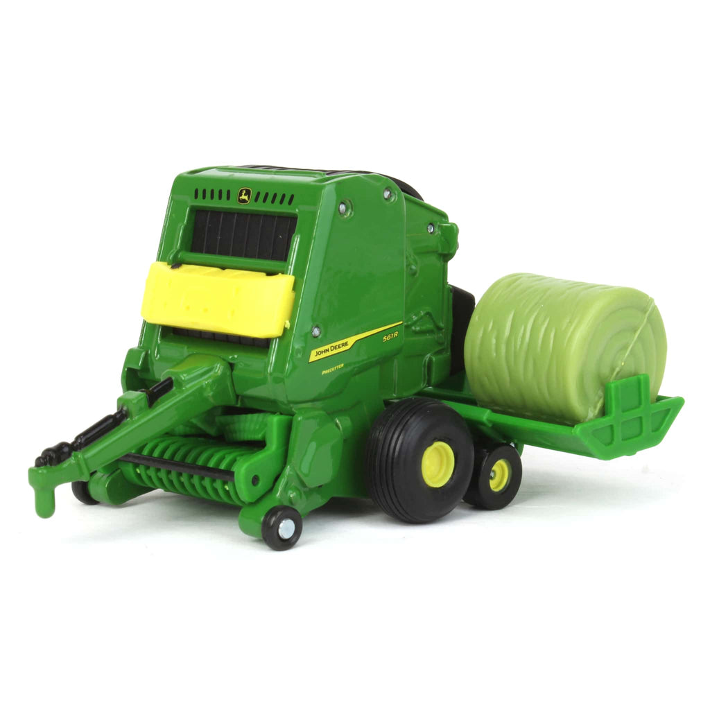 John Deere 561R Round Baler w/ 6 Bales Diecast 1:64 Scale Model - ERTL 45902