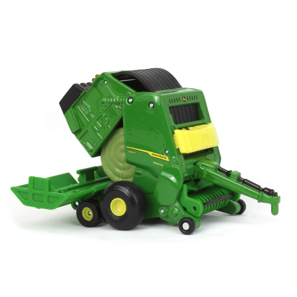 John Deere 561R Round Baler w/ 6 Bales Diecast 1:64 Scale Model - ERTL 45902