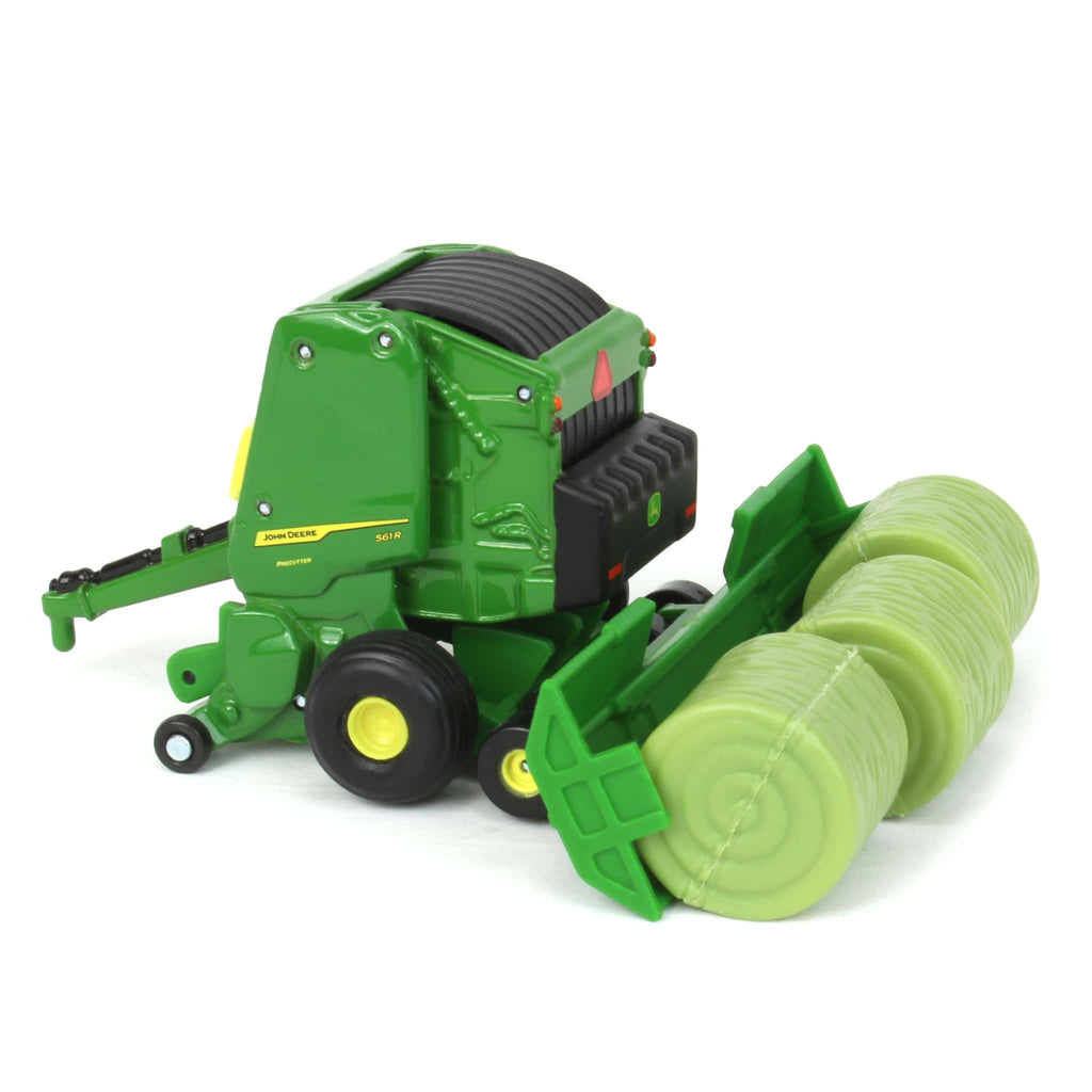 John Deere 561R Round Baler w/ 6 Bales Diecast 1:64 Scale Model - ERTL 45902