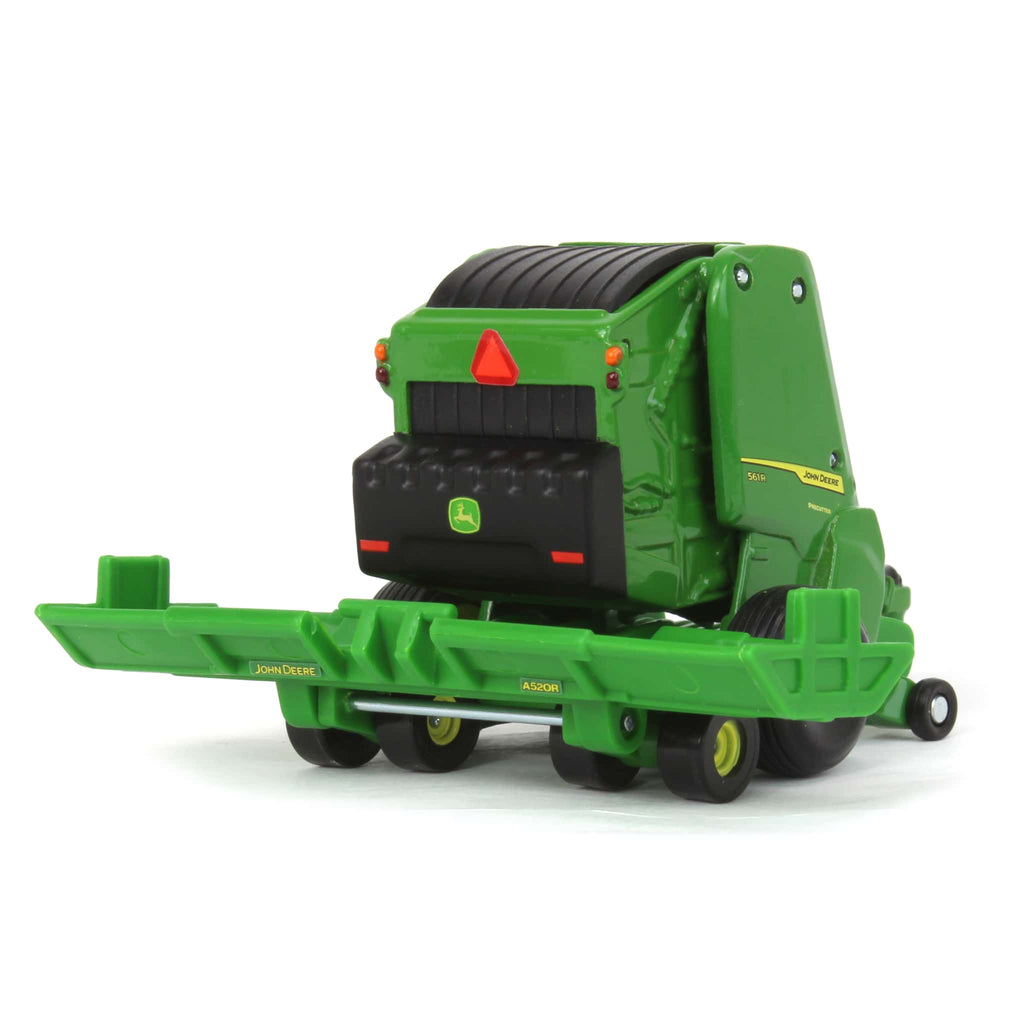 John Deere 561R Round Baler w/ 6 Bales Diecast 1:64 Scale Model - ERTL 45902