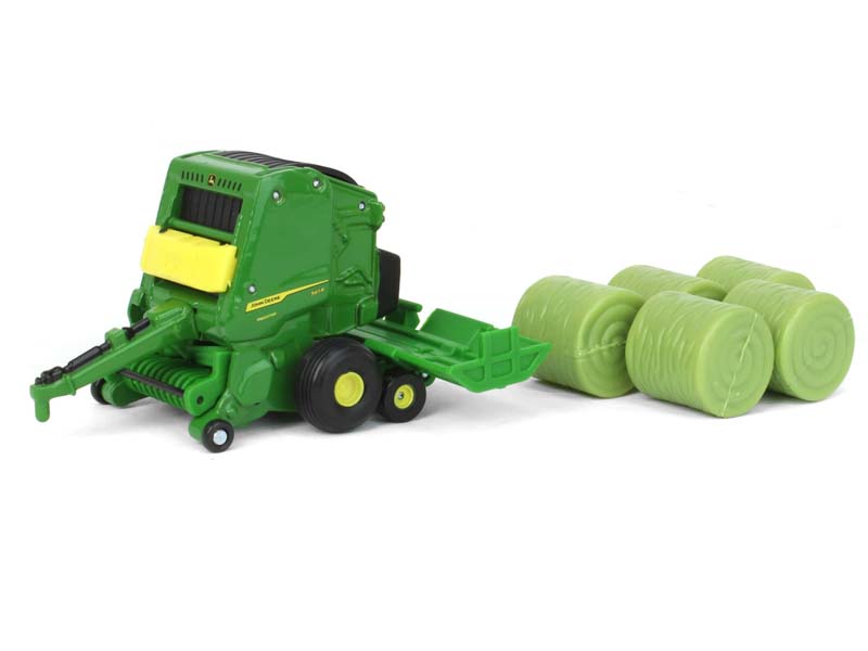 John Deere 561R Round Baler w/ 6 Bales Diecast 1:64 Scale Model - ERTL 45902