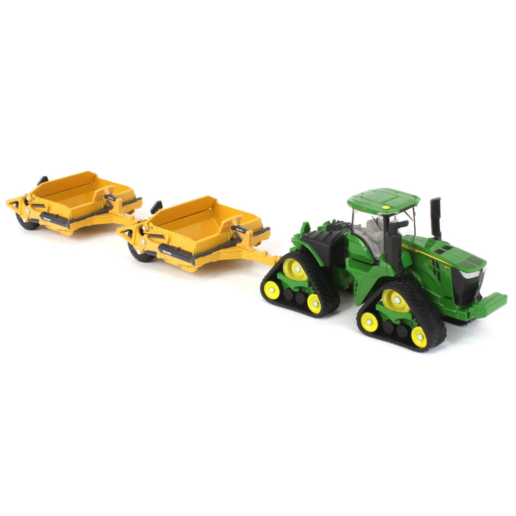 John Deere 9RX 590 Scraper Special w/ 1812DC Scrapers Diecast 1:64 Scale Model - ERTL 45906