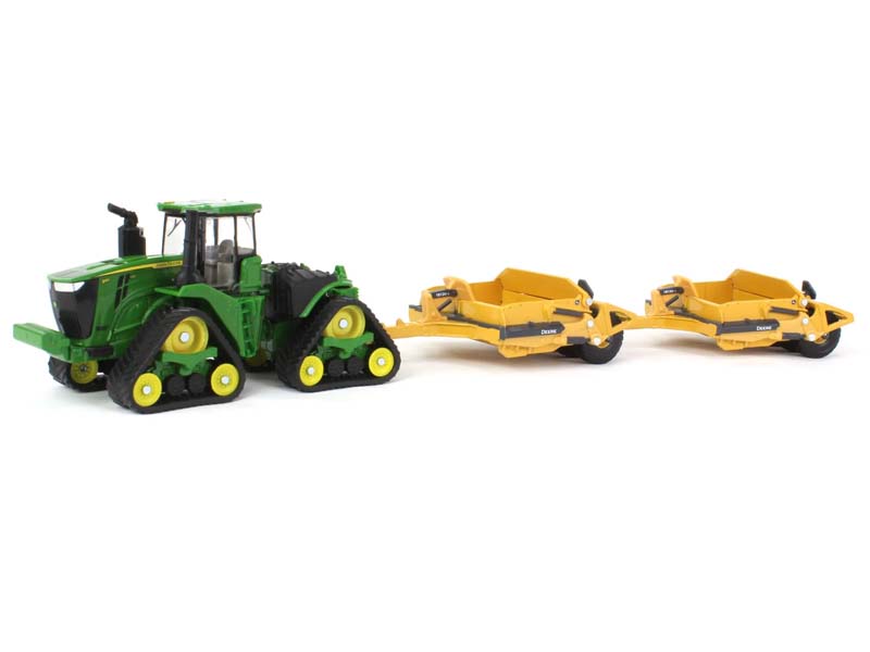 John Deere 9RX 590 Scraper Special w/ 1812DC Scrapers Diecast 1:64 Scale Model - ERTL 45906