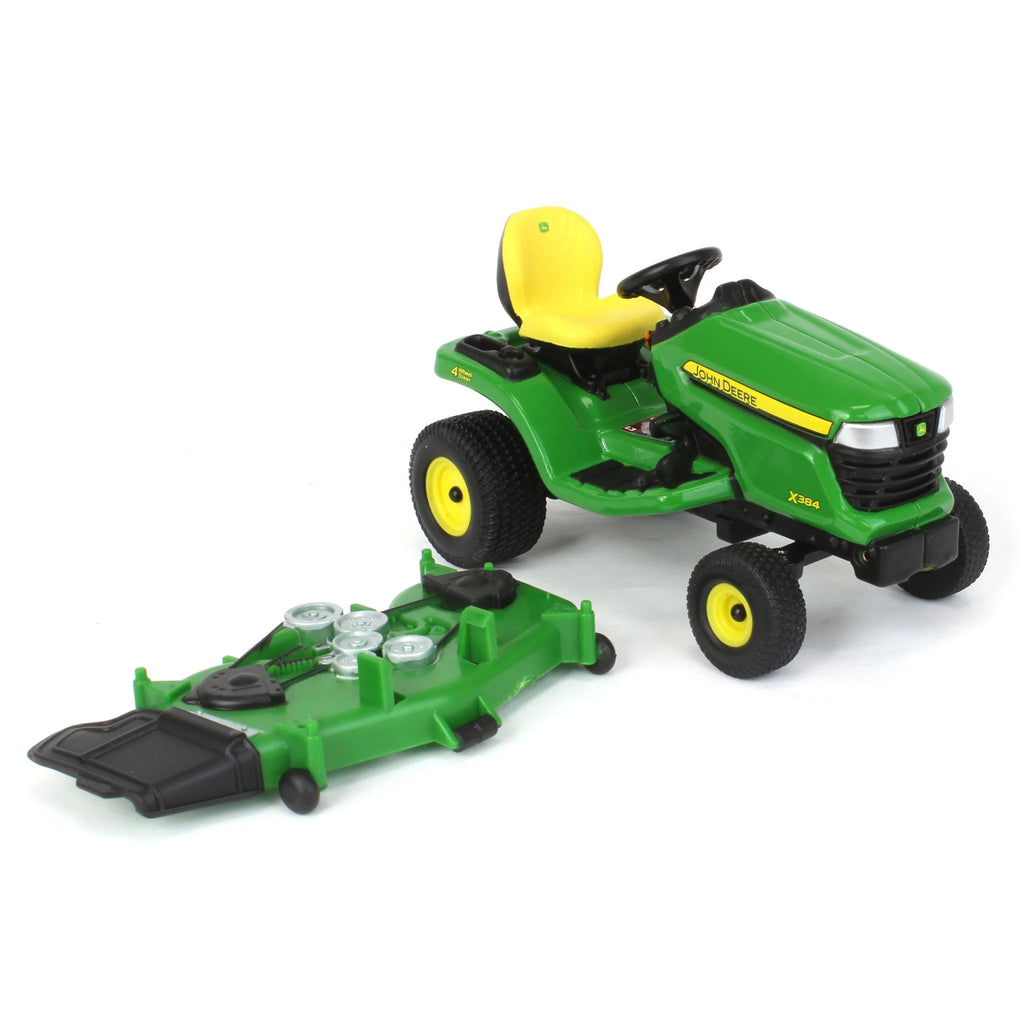 John Deere X384 Lawn Tractor Diecast 1:16 Scale Model - ERTL 45938