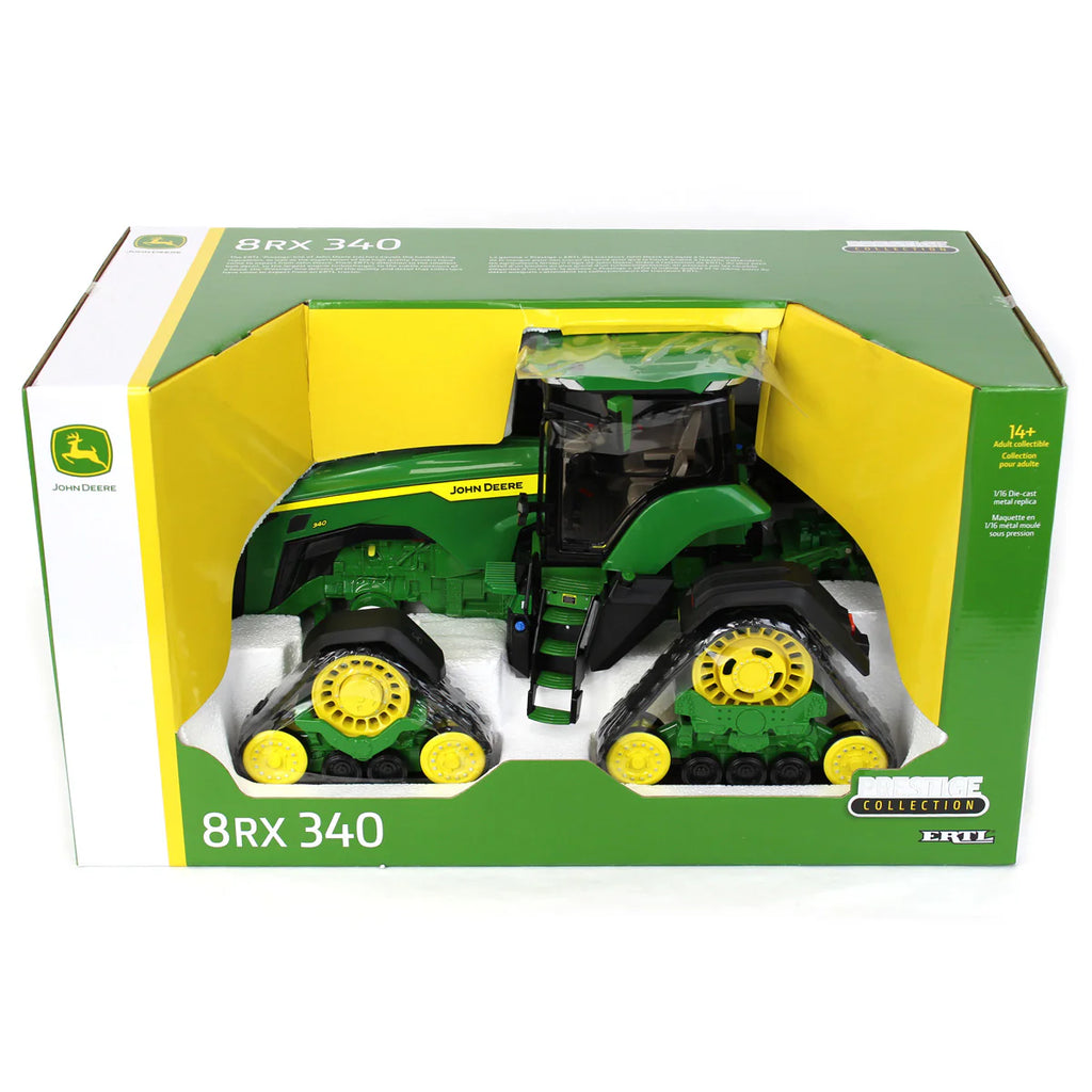 John Deere 8RX 340 w/ Tracks (Prestige Collection) Diecast 1:16 Scale Model - ERTL 45958