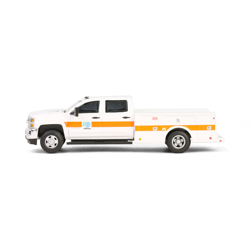 2016 Chevrolet Silverado 3500 HD Dually Service Bed – CalTrans (Dually Drivers Series 15) Diecast 1:64 Scale Model - Greenlight 46150C