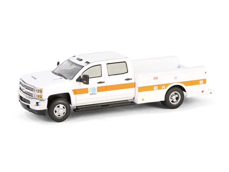 2016 Chevrolet Silverado 3500 HD Dually Service Bed – CalTrans (Dually Drivers Series 15) Diecast 1:64 Scale Model - Greenlight 46150C