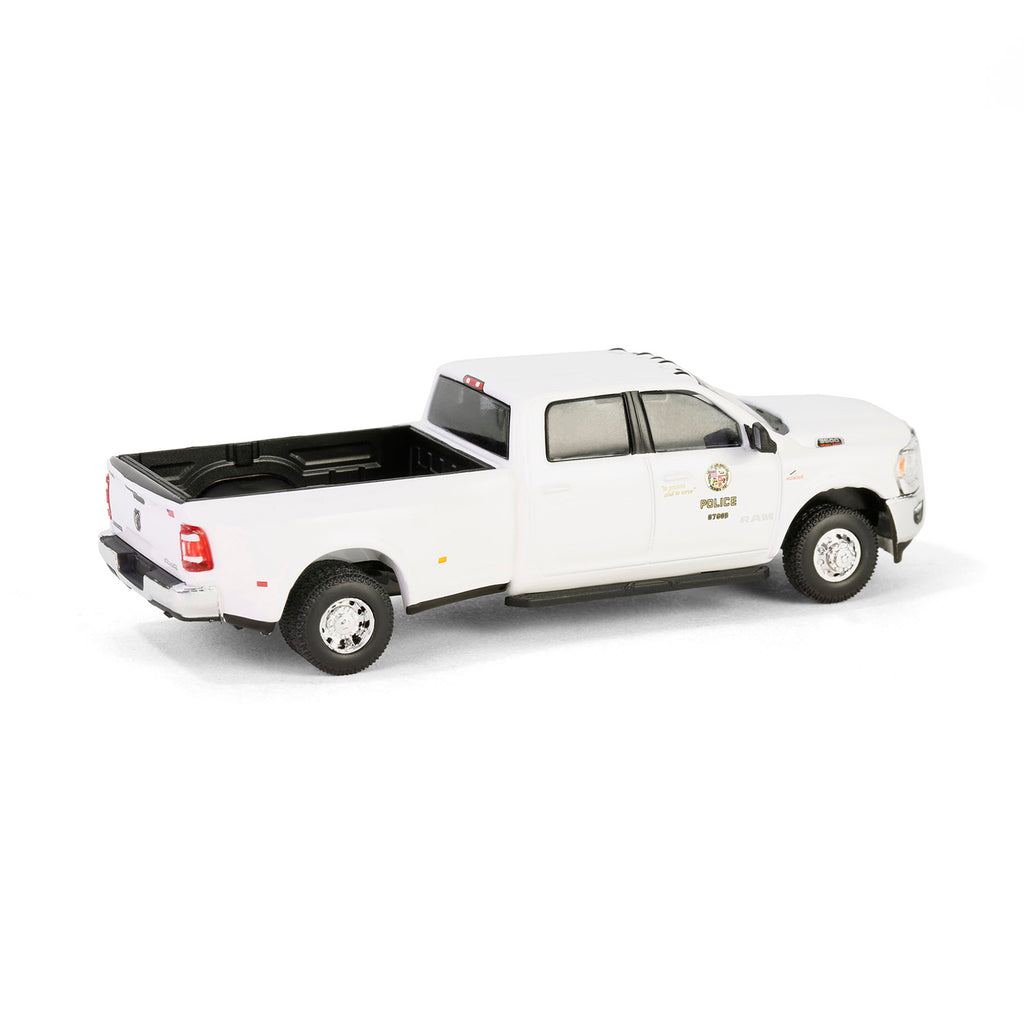 2023 Ram 3500 Laramie Dually - Los Angeles Police Department LAPD (Dually Drivers Series 15) Diecast 1:64 Scale Model - Greenlight 46150F