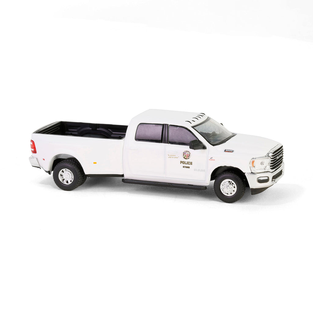 2023 Ram 3500 Laramie Dually - Los Angeles Police Department LAPD (Dually Drivers Series 15) Diecast 1:64 Scale Model - Greenlight 46150F