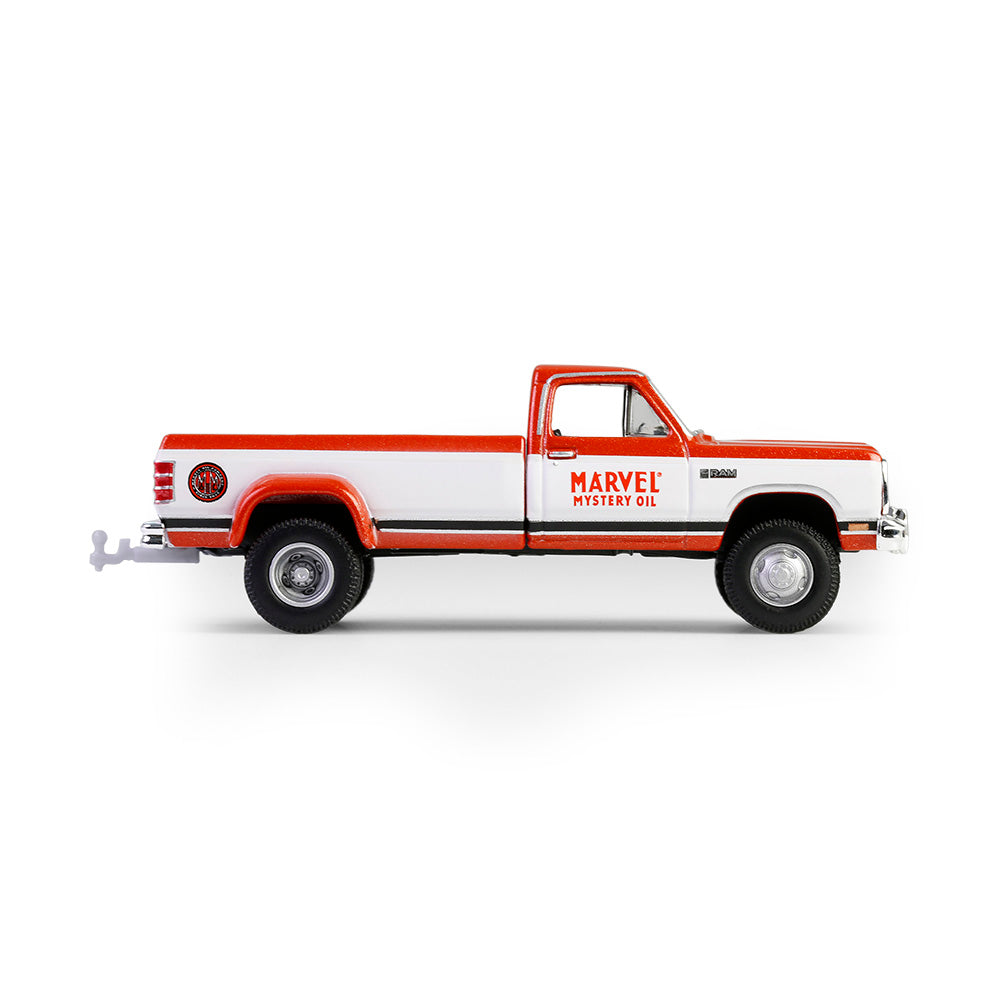 PRE-ORDER 1989 Dodge Ram Dually - Marvel Mystery Oil (Dually Drivers Series 16) Diecast 1:64 Scale Model - Greenlight 46160B