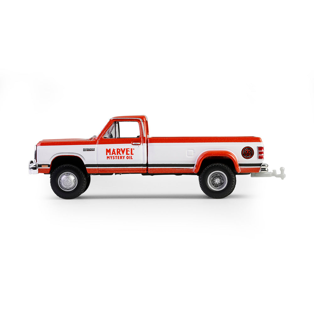 PRE-ORDER 1989 Dodge Ram Dually - Marvel Mystery Oil (Dually Drivers Series 16) Diecast 1:64 Scale Model - Greenlight 46160B