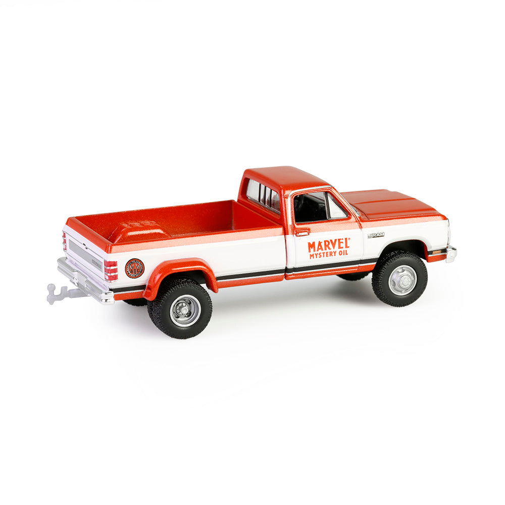 PRE-ORDER 1989 Dodge Ram Dually - Marvel Mystery Oil (Dually Drivers Series 16) Diecast 1:64 Scale Model - Greenlight 46160B