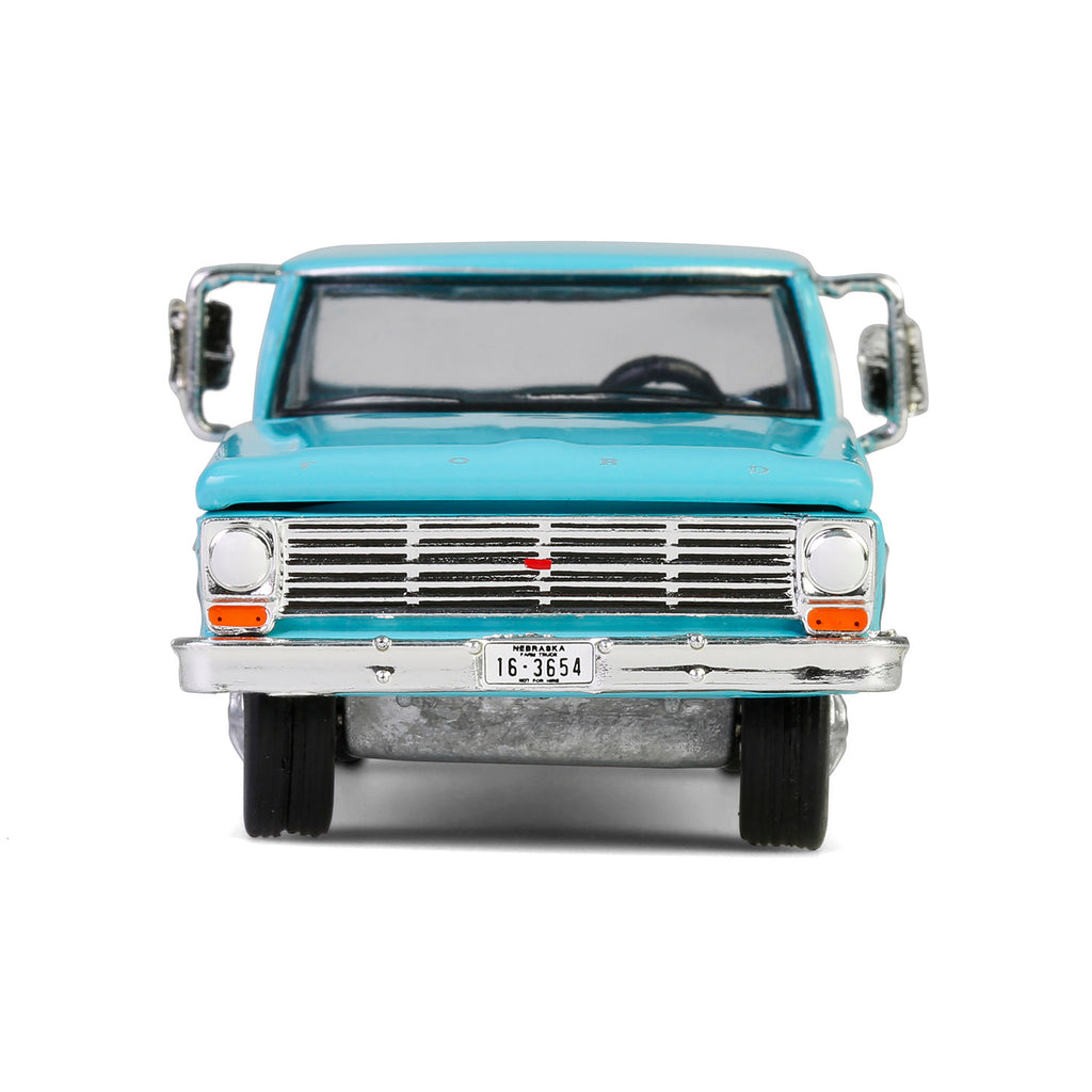 1969 Ford F-250 Farm & Ranch Special - Reef Aqua (Down on the Farm Series 10) Diecast 1:64 Scale Model - Greenlight 48100C