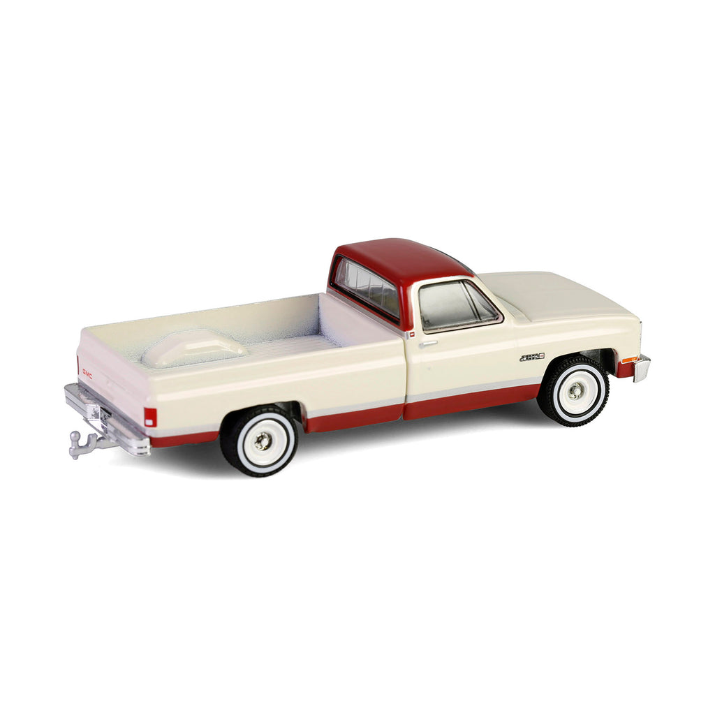 1981 GMC Sierra Classic K2500 - Neutral & Dark Carmine Red Deluxe (Down on the Farm Series 10) Diecast 1:64 Scale Model - Greenlight 48100D