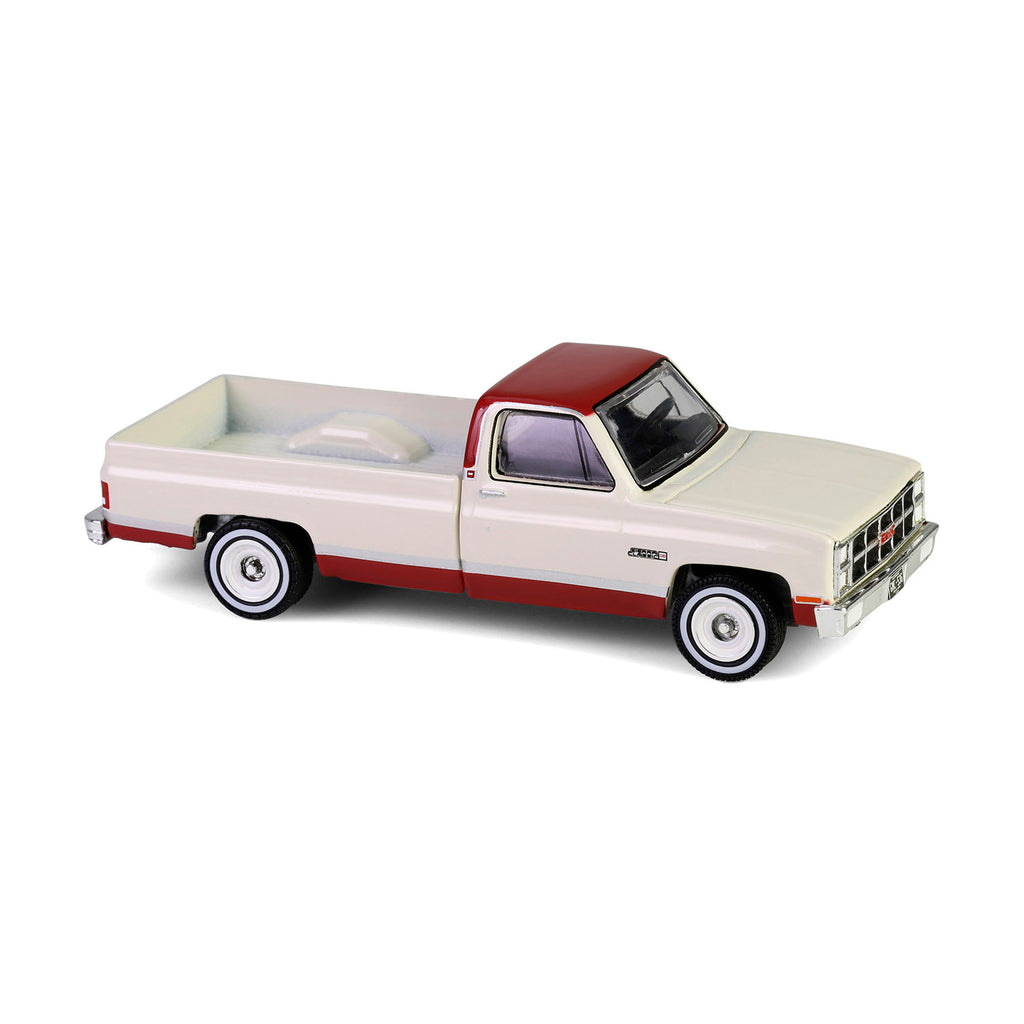 1981 GMC Sierra Classic K2500 - Neutral & Dark Carmine Red Deluxe (Down on the Farm Series 10) Diecast 1:64 Scale Model - Greenlight 48100D