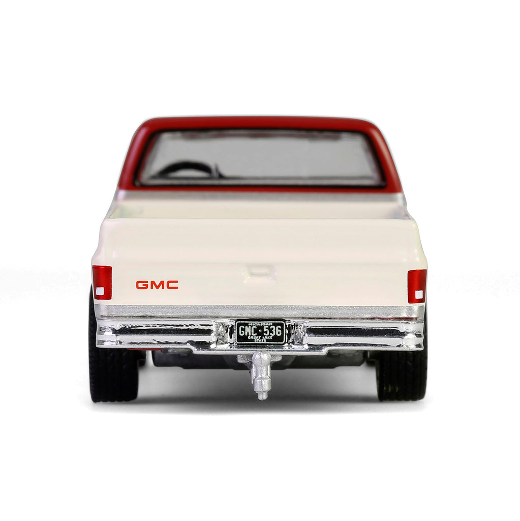 1981 GMC Sierra Classic K2500 - Neutral & Dark Carmine Red Deluxe (Down on the Farm Series 10) Diecast 1:64 Scale Model - Greenlight 48100D