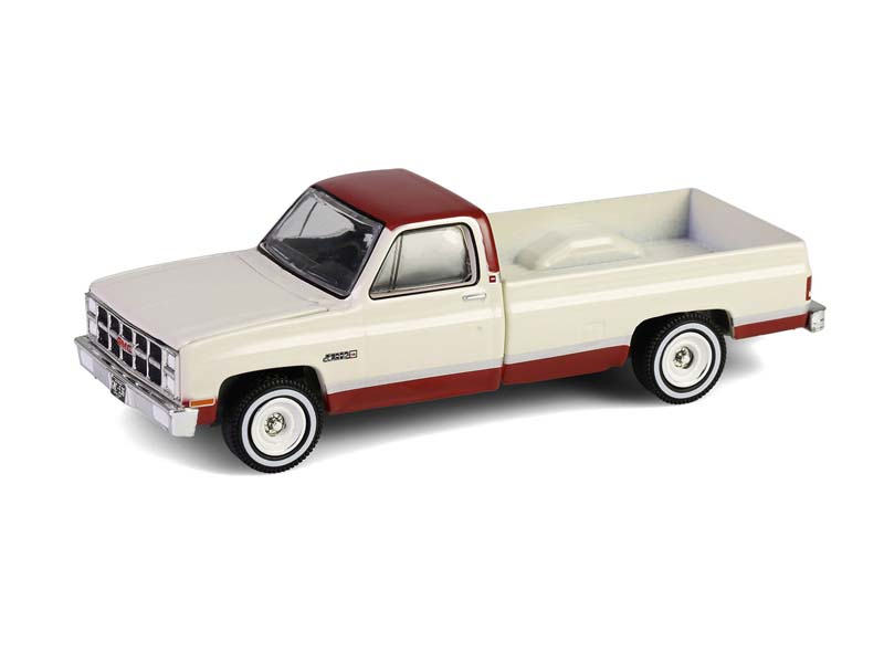 1981 GMC Sierra Classic K2500 - Neutral & Dark Carmine Red Deluxe (Down on the Farm Series 10) Diecast 1:64 Scale Model - Greenlight 48100D