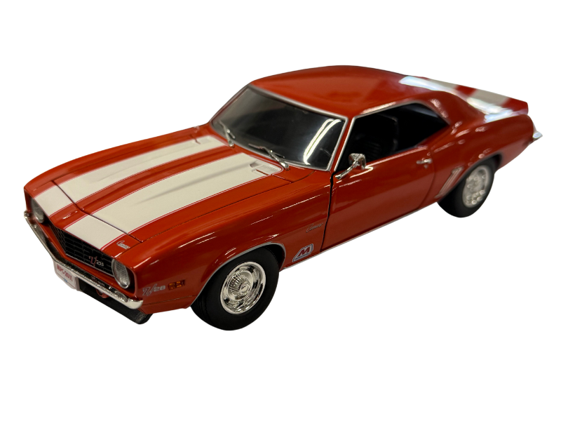 1969 Chevrolet Camaro Z/28 Orange (Marathon Muscle in Motion Series) Diecast 1:25 Scale Model - First Gear 49-0257