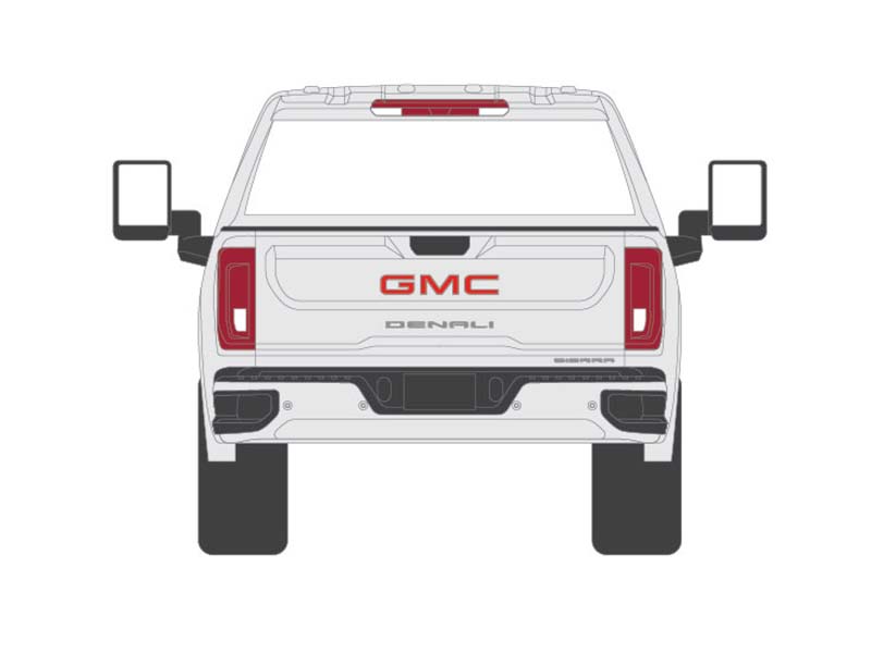 2022 GMC Sierra 2500 Denali - Summit White (Exclusive) Diecast 1:64 Scale Model - Karson Diecast Co. 51510B