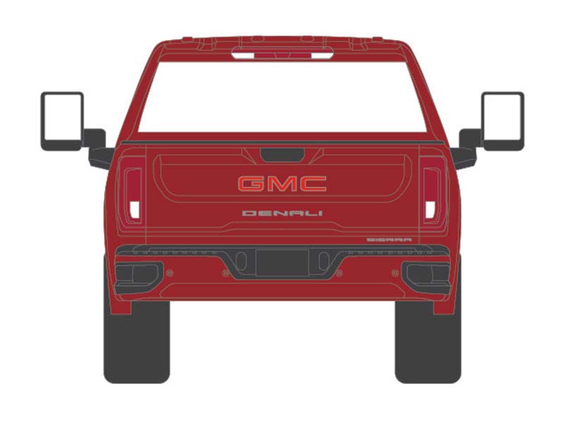 2022 GMC Sierra 2500 Denali - Cayenne Red (Exclusive) Diecast 1:64 Scale Model - Karson Diecast Co. 51545A