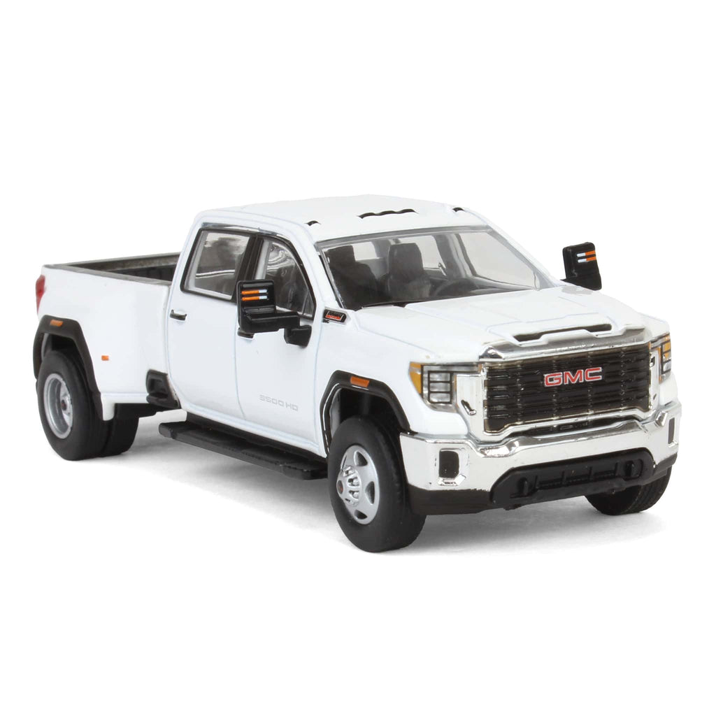 48 COUNT CASE 2022 GMC Sierra 3500HD Pro Dually - Summit White (Exclusive) Diecast 1:64 Scale Model - Karson Diecast Co. 51560A